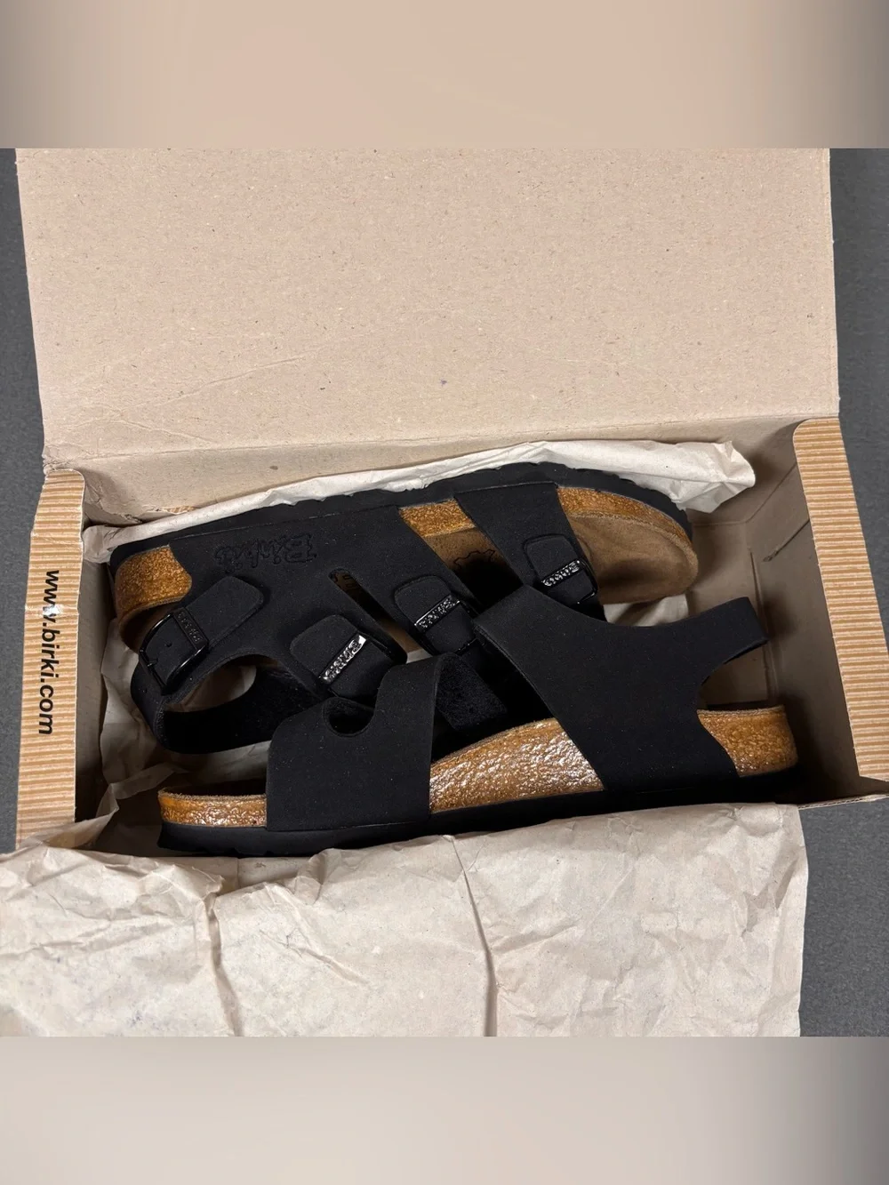 Birki's Triple Strap Comfort Sandals with Backstrap EU 37